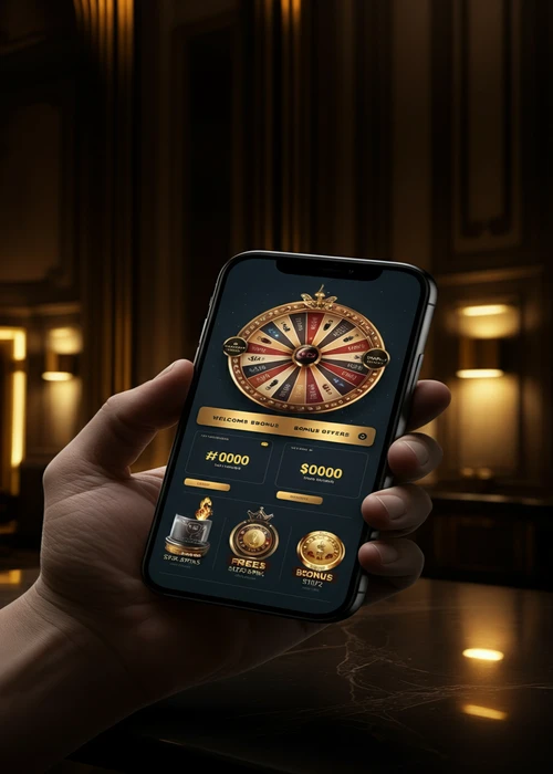 Promotiebanner van True Luck Casino met details over het royale slots welkomstpakket: 250% bonus en 175 gratis spins.